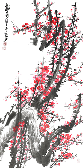 宗木宝作品 《报春》